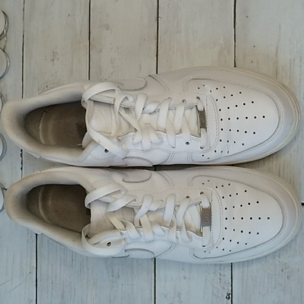 NIKE Air Force 1 Sneaker White Men Shoe Size 10